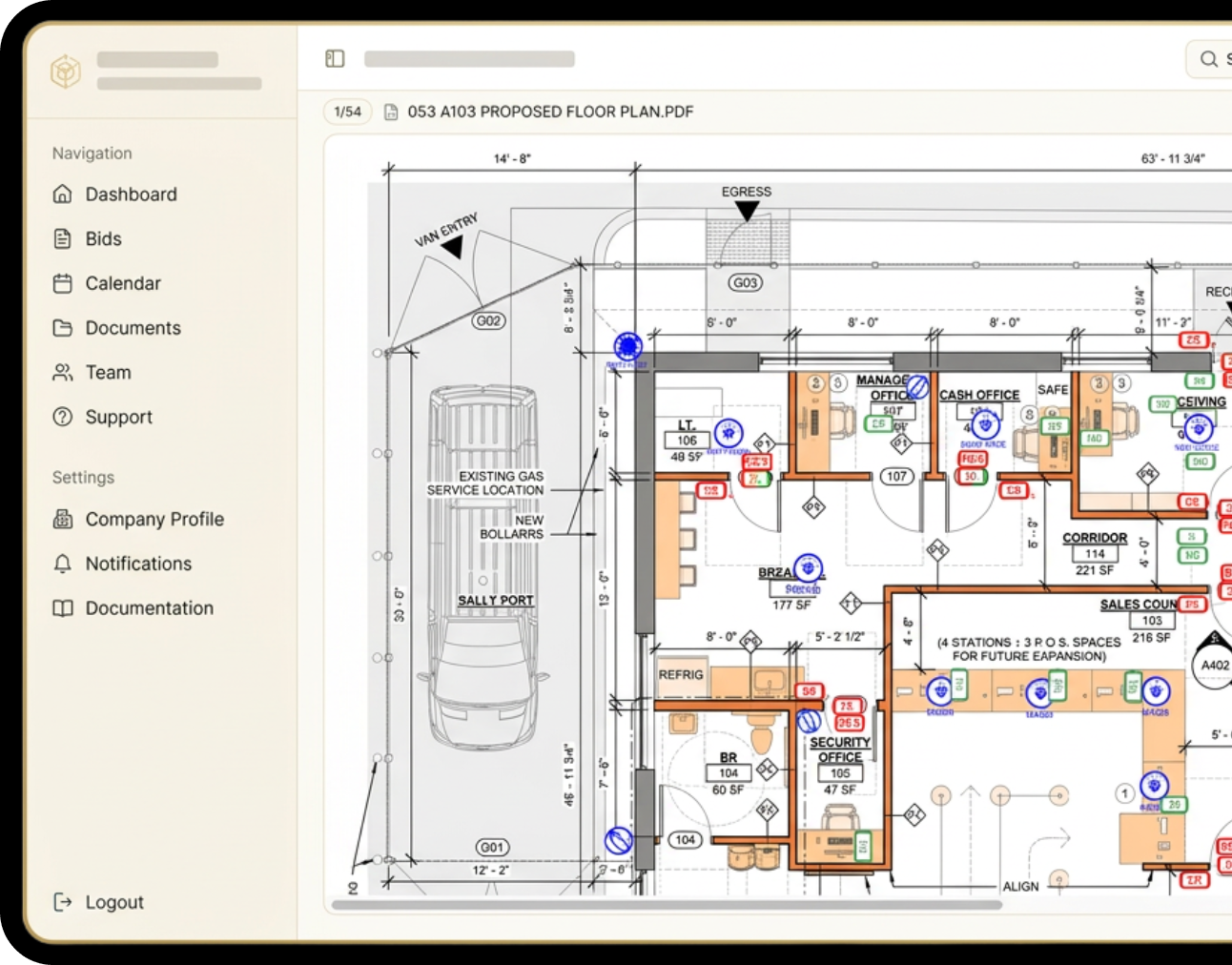 BidEngine dashboard